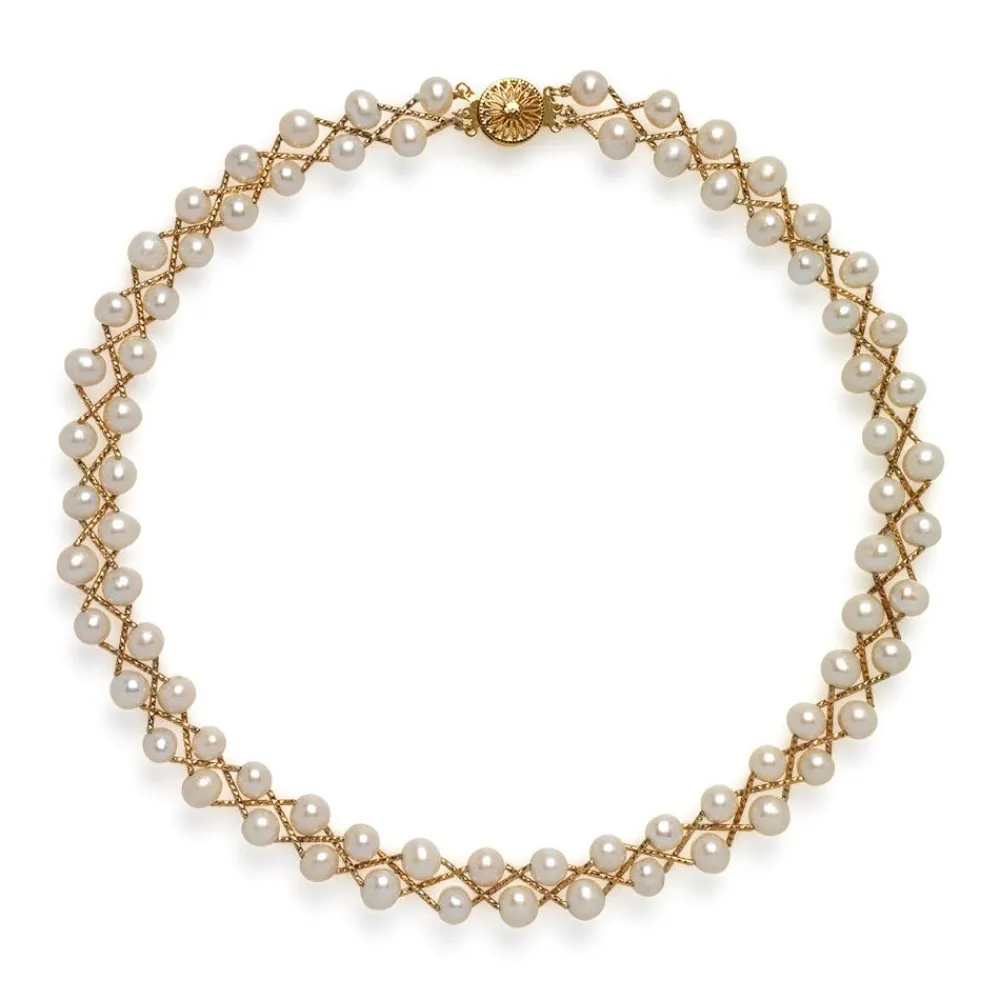 Necklaces^The Met Store Braided Pearl Necklace