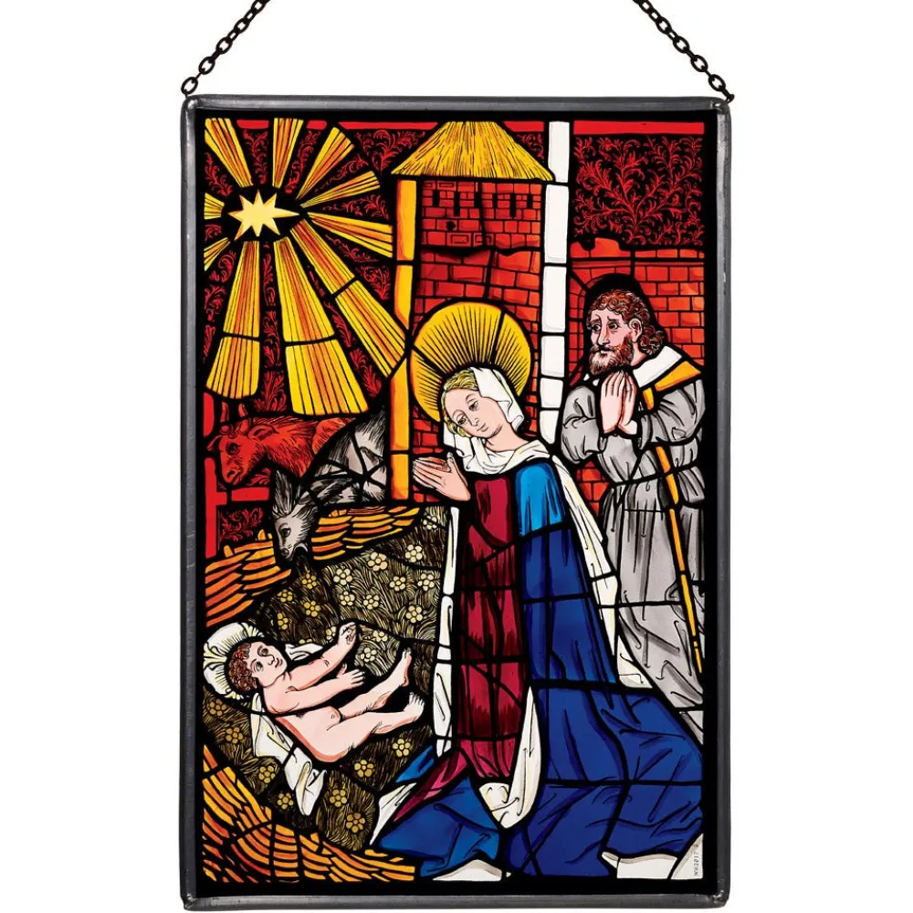 Decorative Accents^The Met Store The Nativity Glass Panel