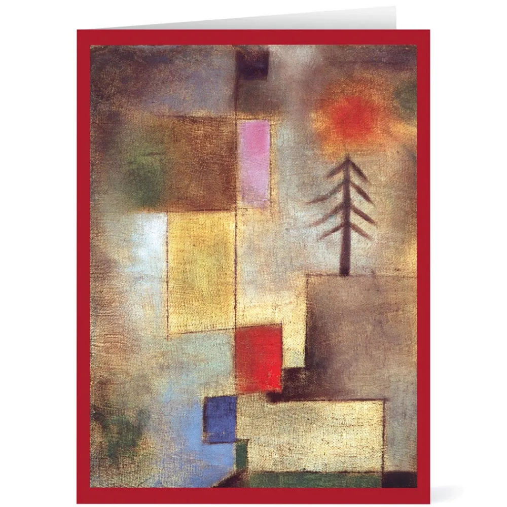 Holiday Cards^The Met Store Klee: Little Painting with Pine Tree Holiday Cards