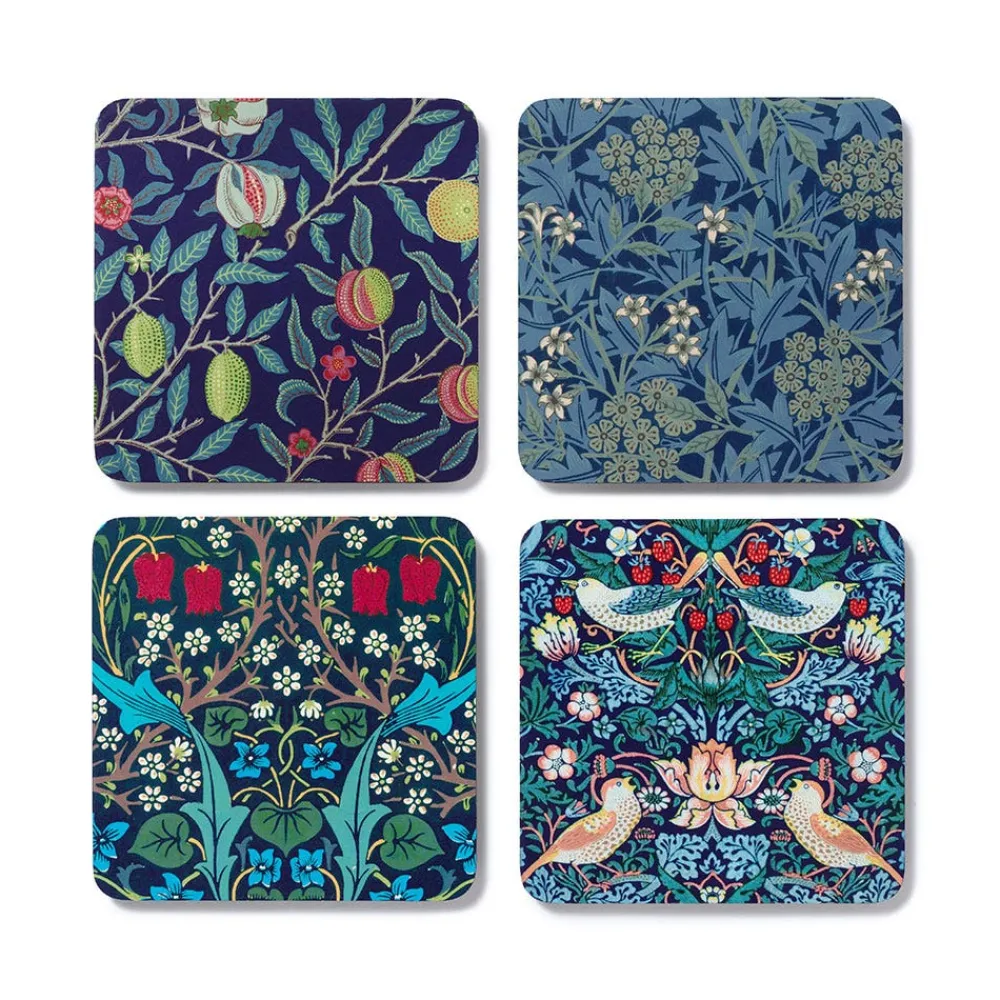 Tableware^The Met Store William Morris Patterns Coasters