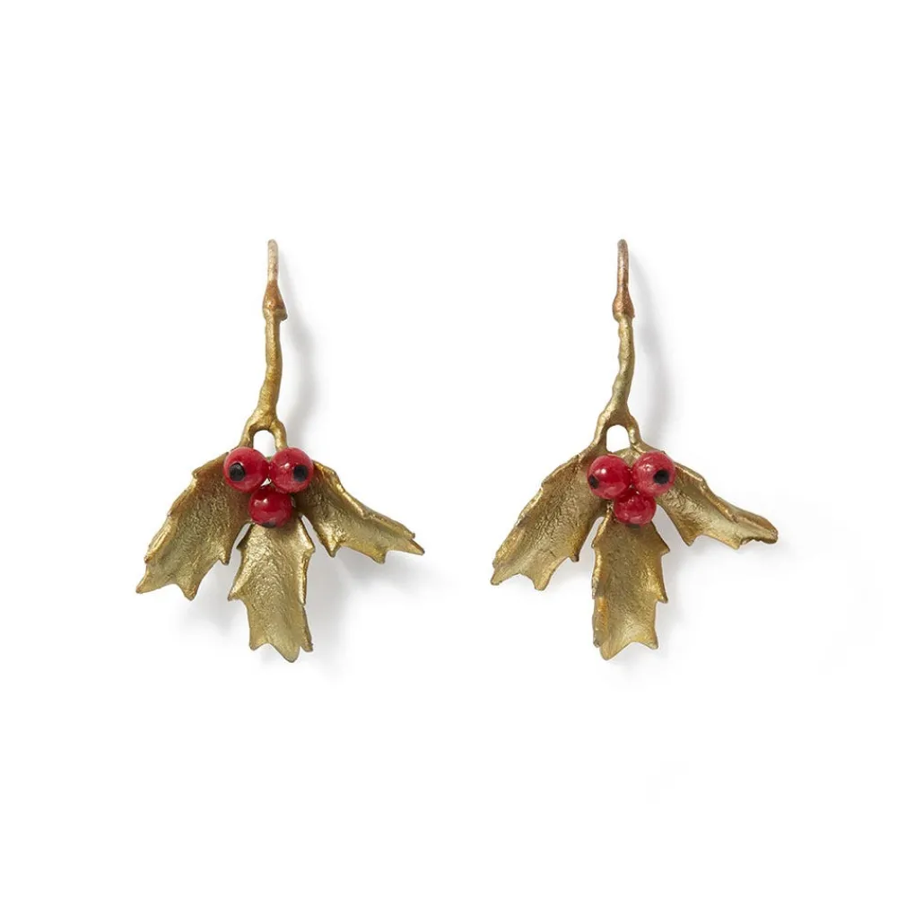 Earrings^The Met Store Holly Berry Jade Drop Earrings
