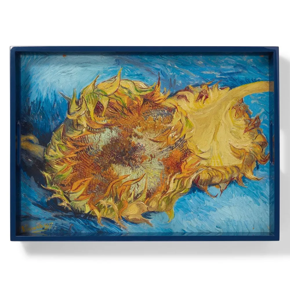 Tableware|Decorative Accents^The Met Store Van Gogh Sunflowers Lacquer Tray