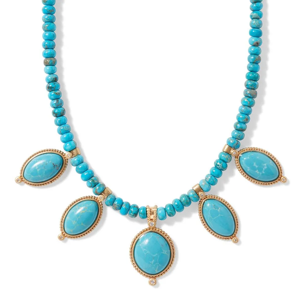 Necklaces^The Met Store Egyptian Hathor Turquoise Multi-Drop Necklace