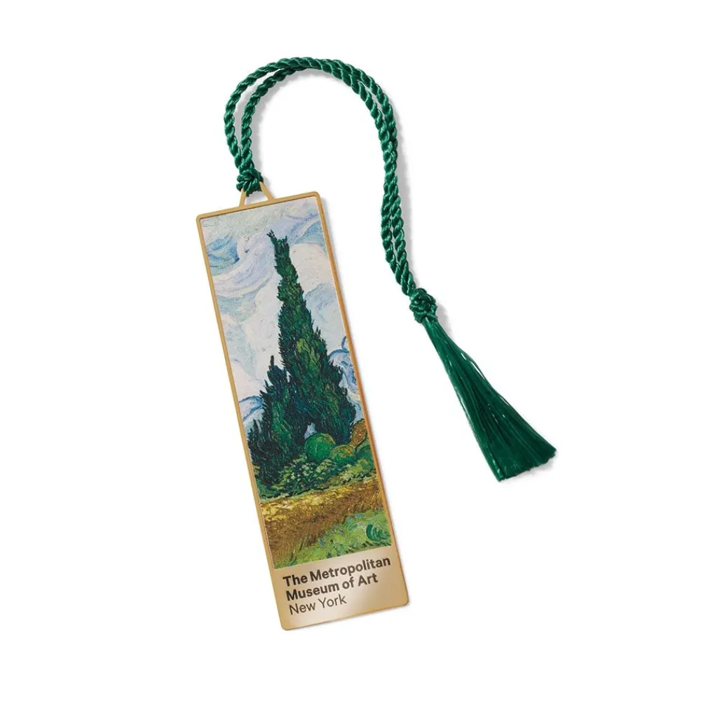 Office^The Met Store Van Gogh Wheat Field with Cypresses Bookmark