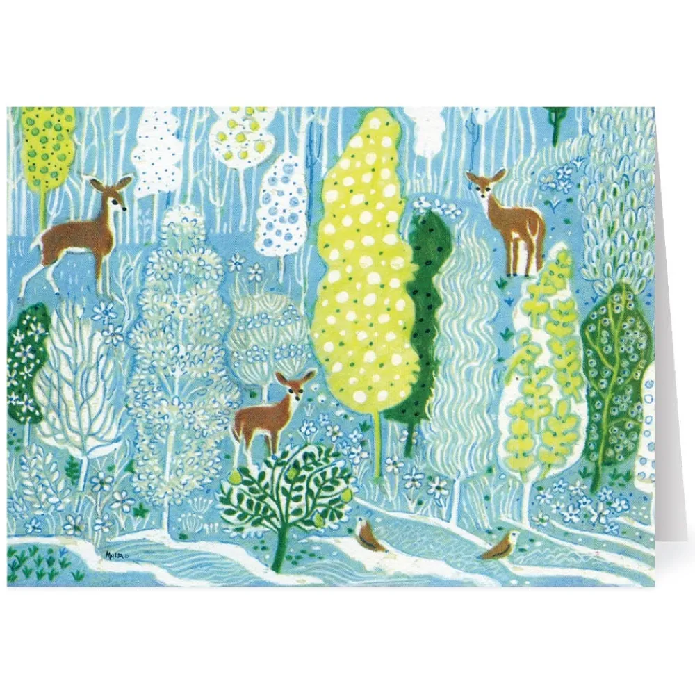 Holiday Cards^The Met Store Malta: Deer and Trees Holiday Cards