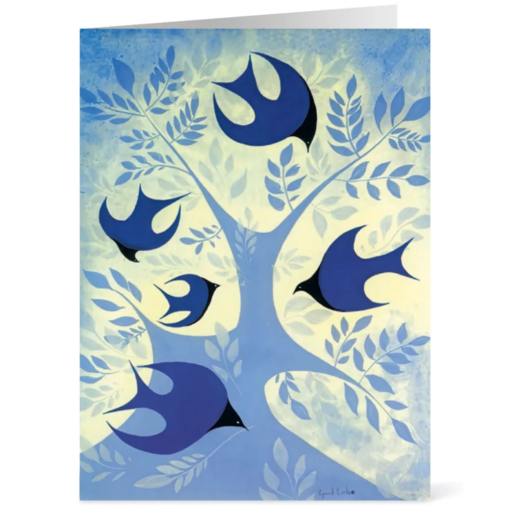Holiday Cards^The Met Store Earle: Blue Doves of Peace Holiday Cards