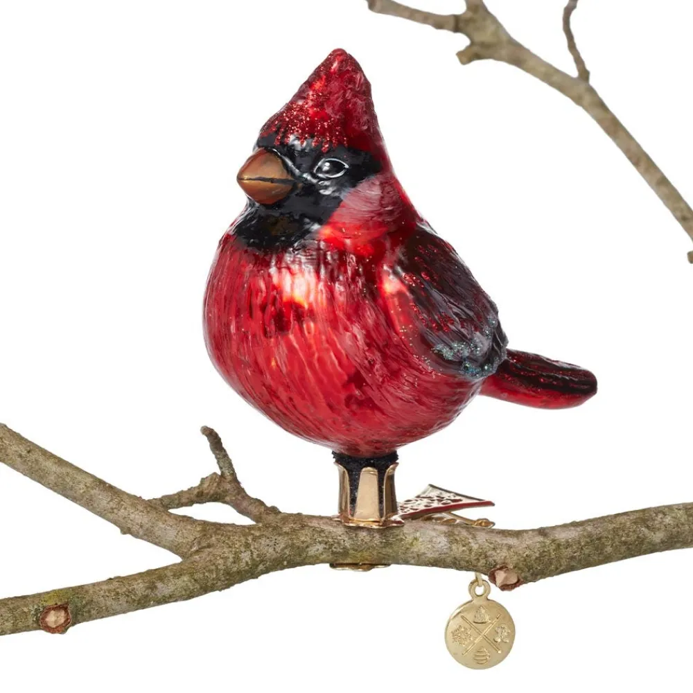 Ornaments^The Met Store Cardinal Glass Ornament