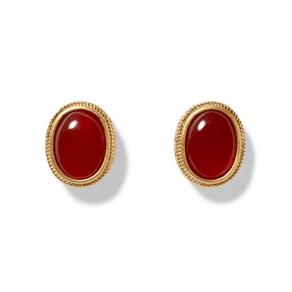 Earrings^The Met Store Classical Carnelian Stud Earrings