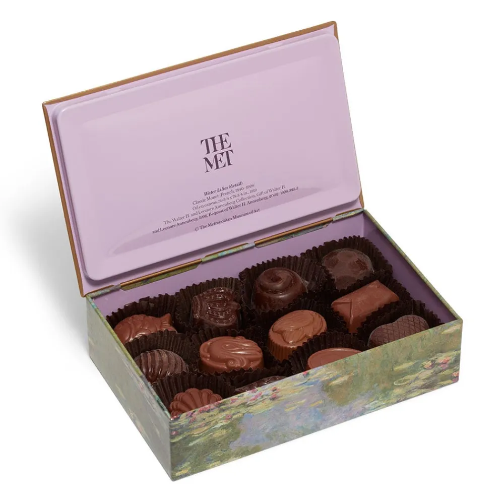 Tableware^The Met Store Louis Sherry Monet Water Lilies 12-Piece Chocolate Tin