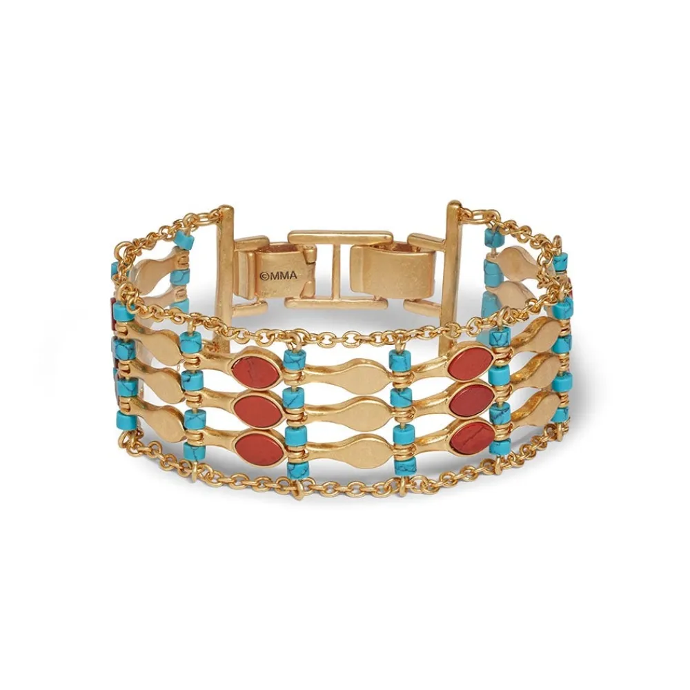 Bracelets^The Met Store Egyptian Nefer Amulet Ladder Bracelet