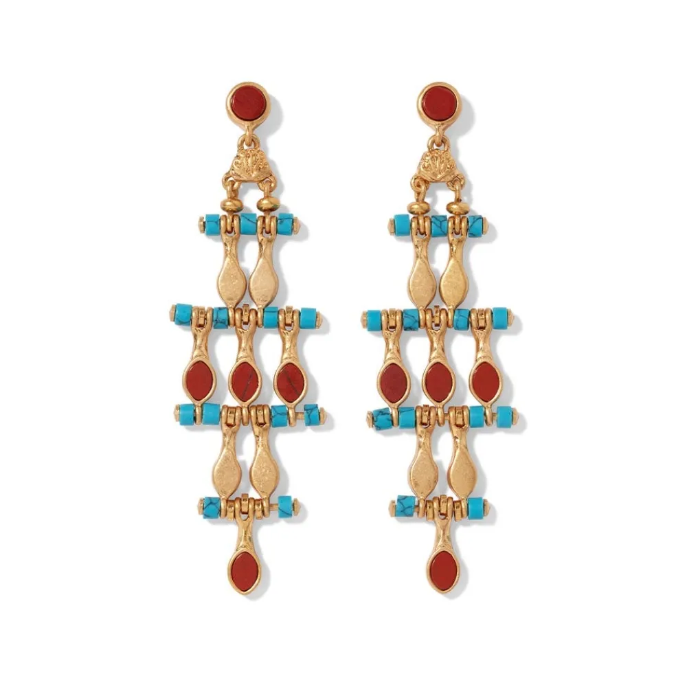 Earrings^The Met Store Egyptian Nefer Amulet Chandelier Earrings