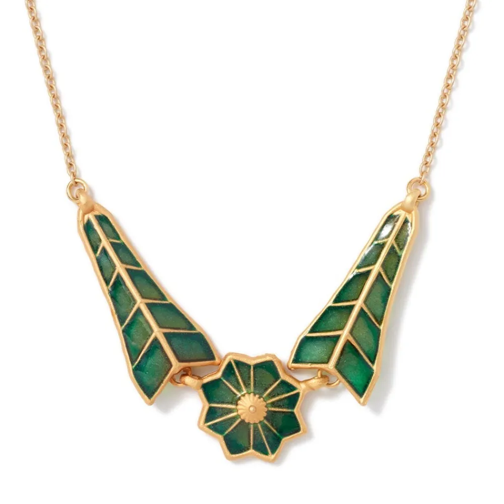 Necklaces^The Met Store Lotus Pagoda Plique-à-Jour Pendant Necklace