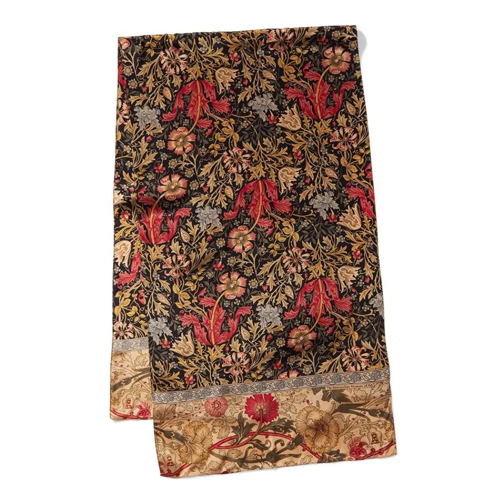 Scarves & Wraps^The Met Store William Morris Compton Oblong Silk Scarf