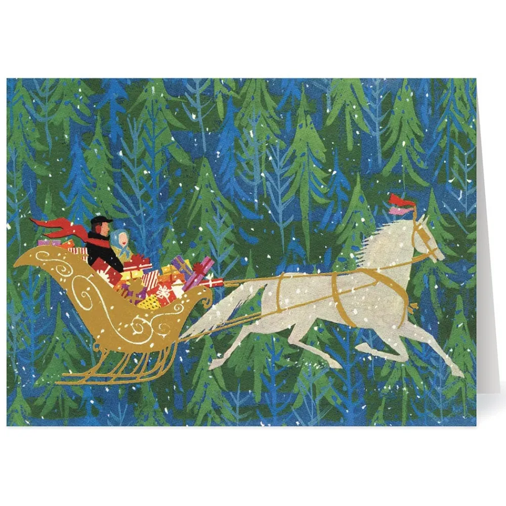 Holiday Cards^The Met Store Tait: Sleigh Ride Through the Forest Holiday Cards