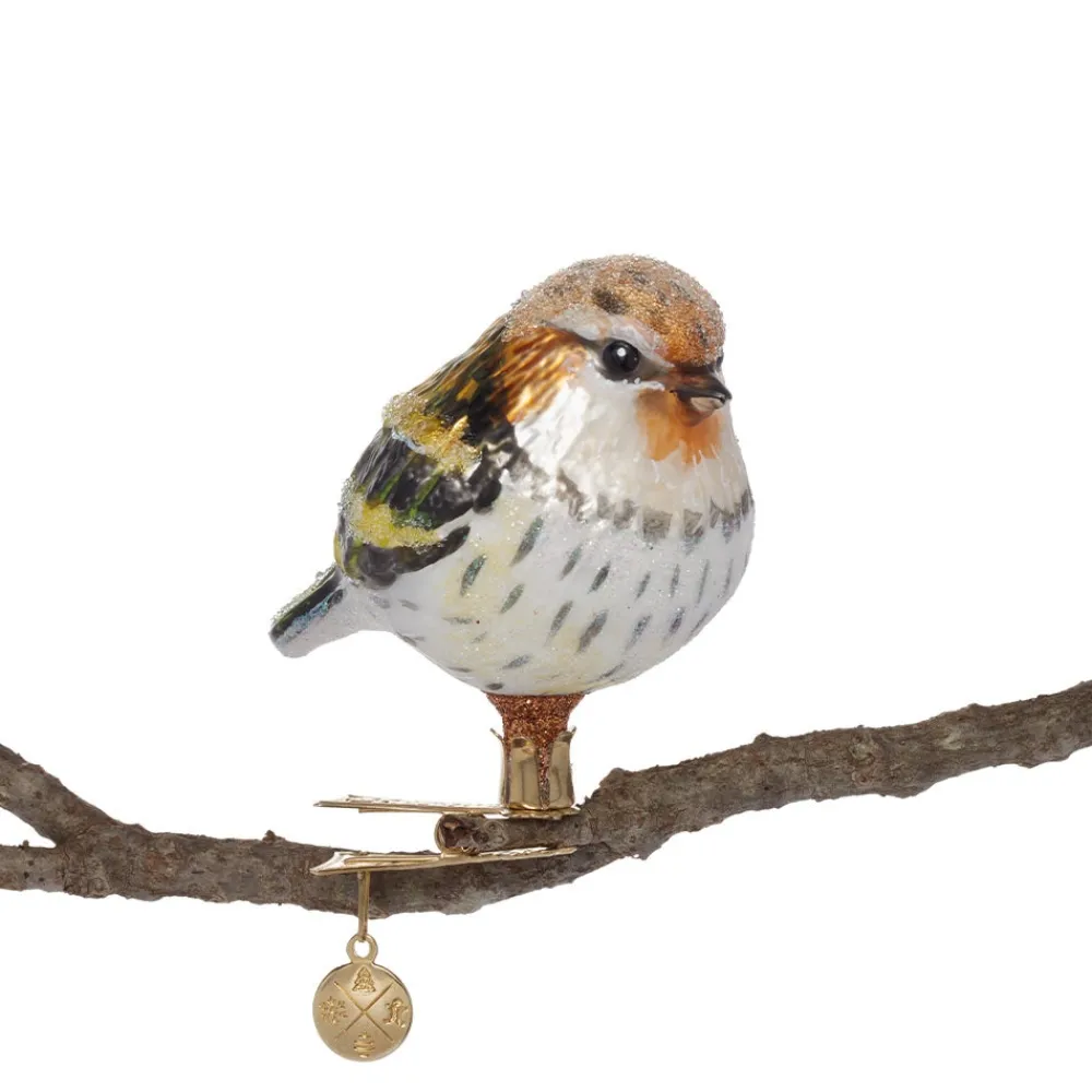 Ornaments^The Met Store Finch Handmade Glass Ornament