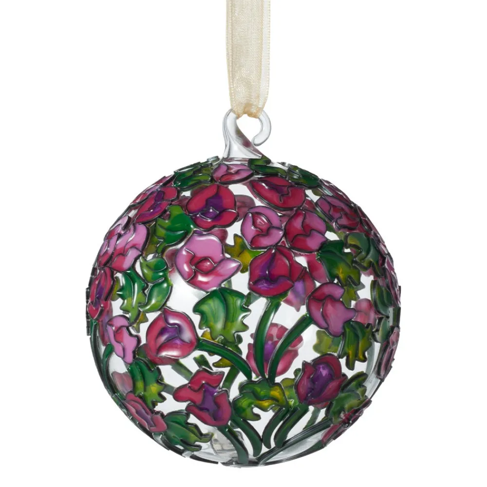 Ornaments^The Met Store Louis C. Tiffany Hollyhocks Cloisonné Ornament
