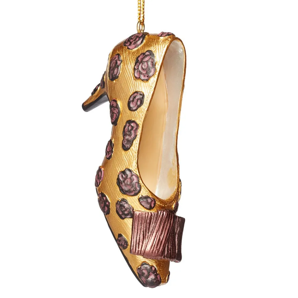 Ornaments^The Met Store Cocoa Rose Pump Shoe Ornament