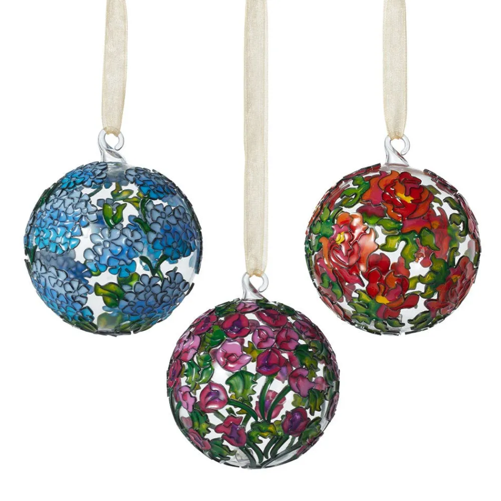 Ornaments^The Met Store Louis C. Tiffany Garden Landscape Cloisonné Ornament Set