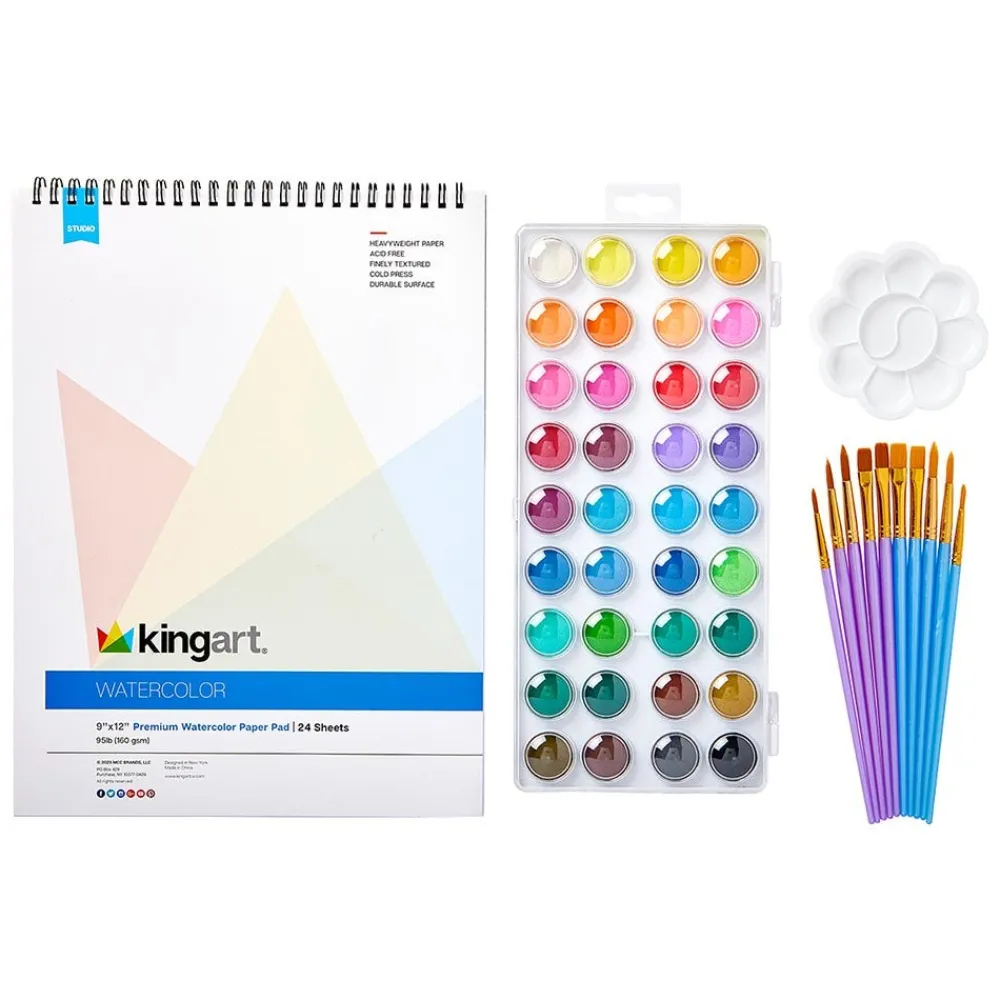 Art Supplies & Easels^The Met Store Watercolor Painting Set