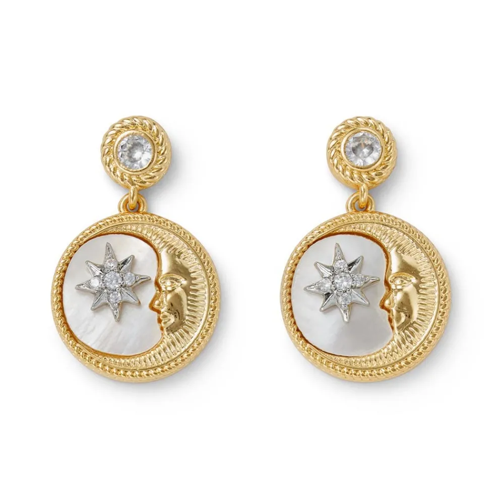 Earrings^The Met Store Spanish Day and Night Moon Drop Earrings