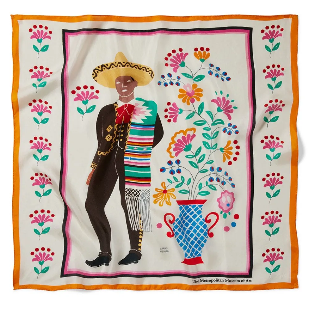 Scarves & Wraps^The Met Store Mérida Saltillo Dress Silk Neckerchief