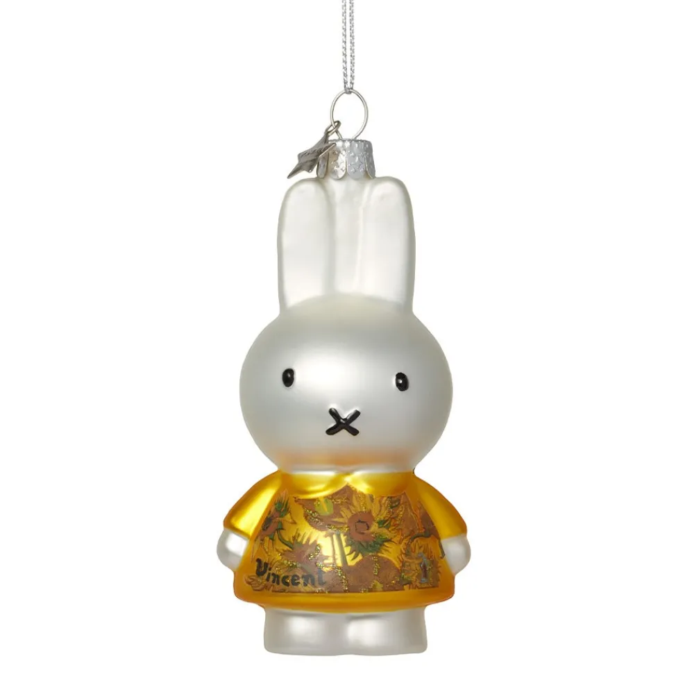 Ornaments^The Met Store Miffy Van Gogh Sunflowers Ornament