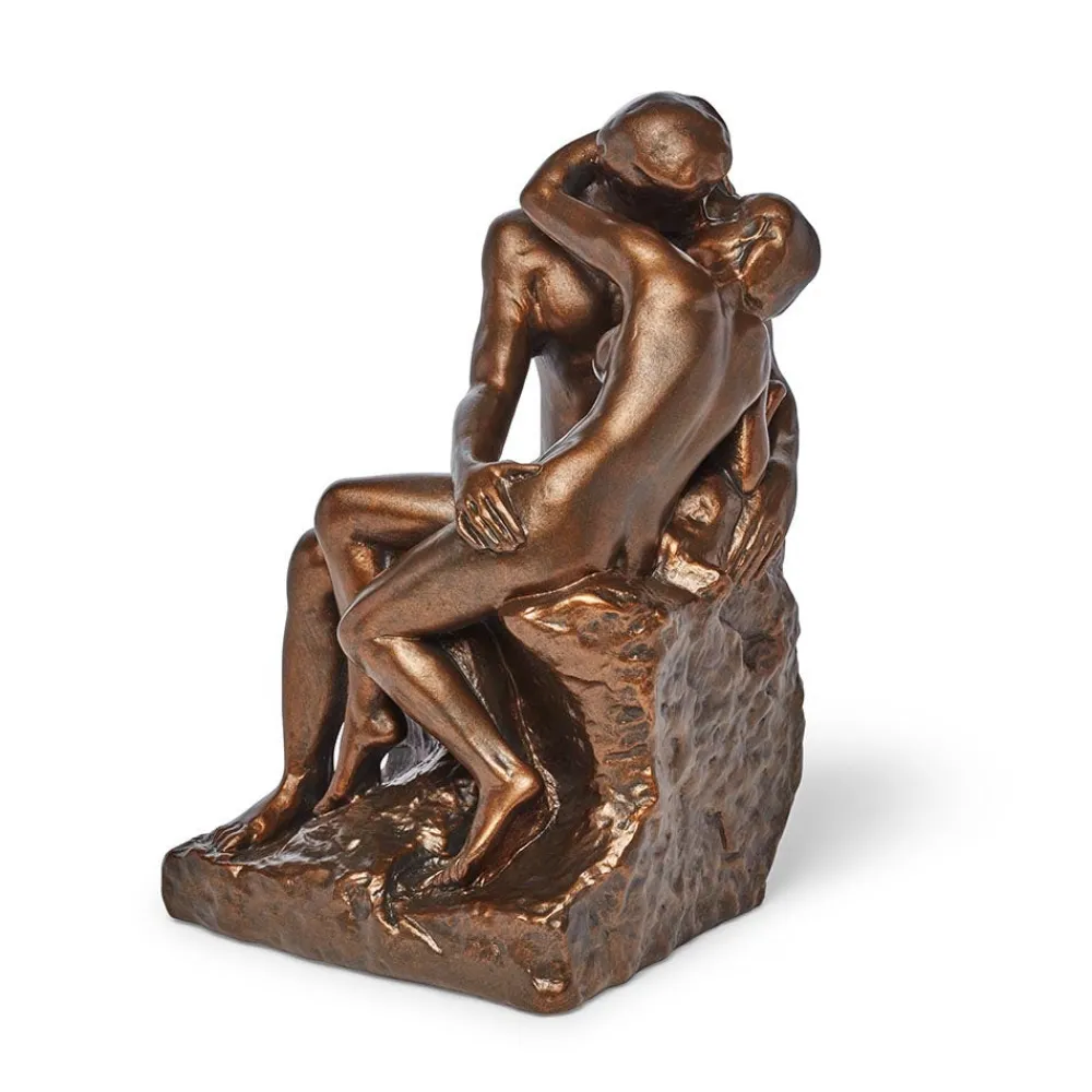 Sculpture^The Met Store Auguste Rodin: The Kiss Bronze-Toned Sculpture