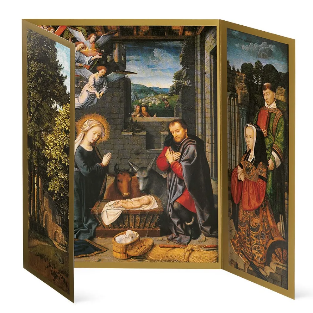 Holiday Cards^The Met Store Gerard David: The Nativity Triptych Holiday Cards