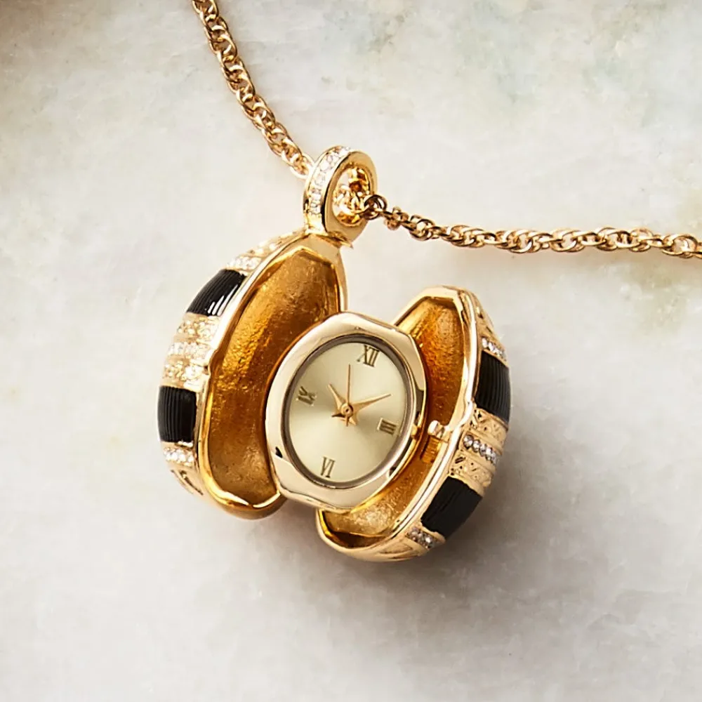 Watches^The Met Store Hand-Enameled Egg Pendant Watch