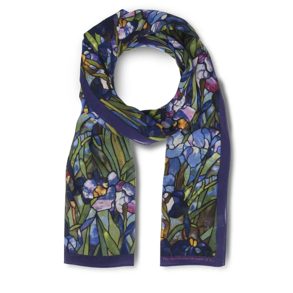Scarves & Wraps^The Met Store Louis C. Tiffany Irises Oblong Silk Scarf