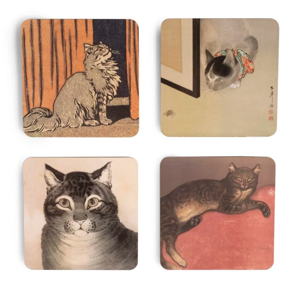 Tableware^The Met Store Cats Coasters