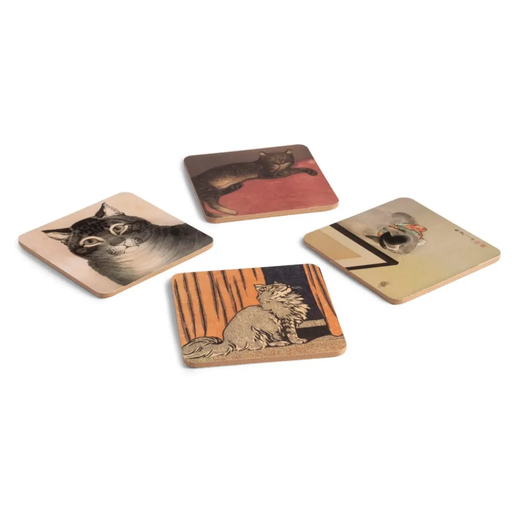 Tableware^The Met Store Cats Coasters