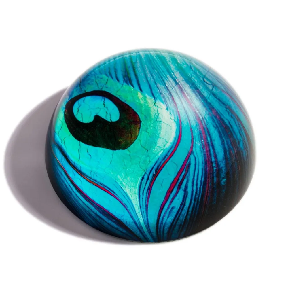 Office^The Met Store Louis C. Tiffany Peacock Feather Paperweight