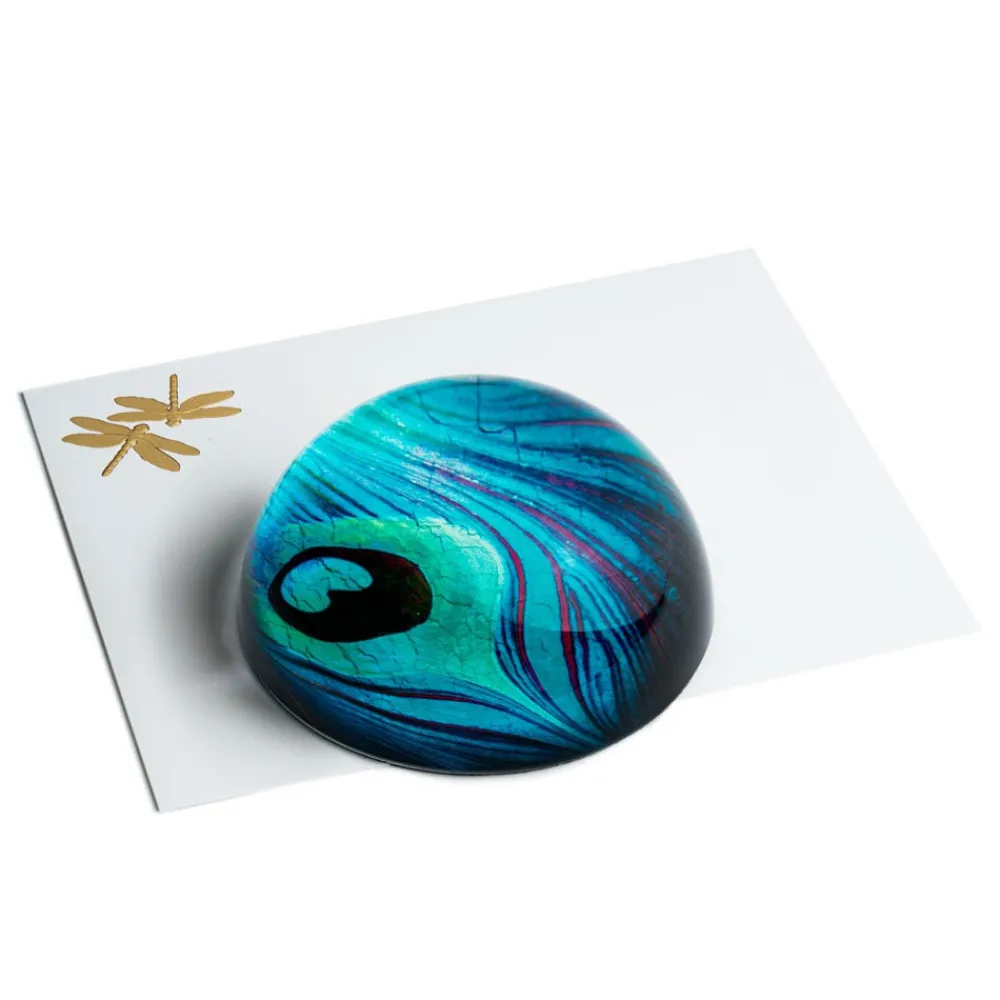 Office^The Met Store Louis C. Tiffany Peacock Feather Paperweight