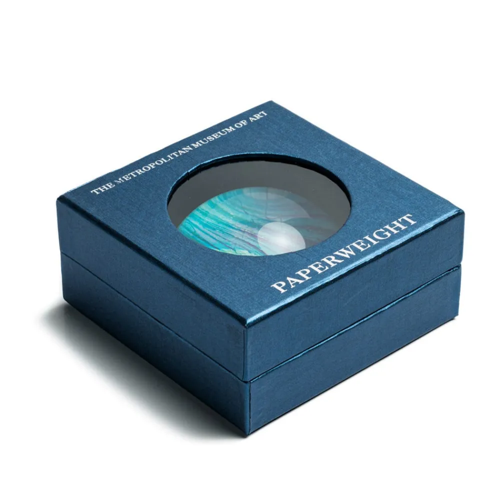 Office^The Met Store Louis C. Tiffany Peacock Feather Paperweight