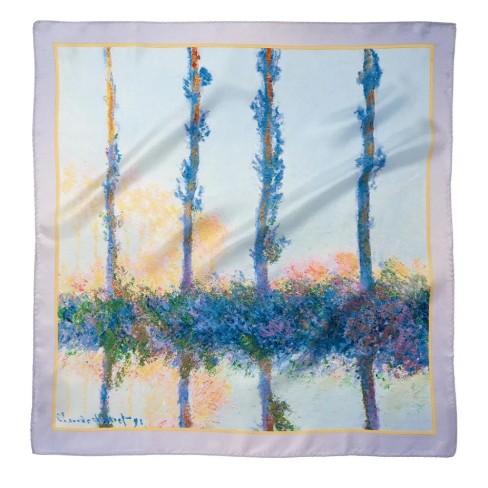 Scarves & Wraps^The Met Store Monet Four Trees Neckerchief
