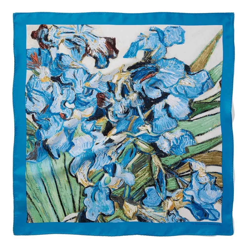 Scarves & Wraps^The Met Store Van Gogh Irises Neckerchief