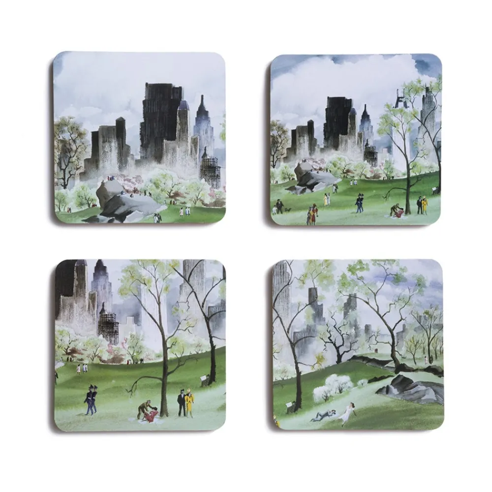 Tableware^The Met Store Dehn Spring in Central Park Coasters