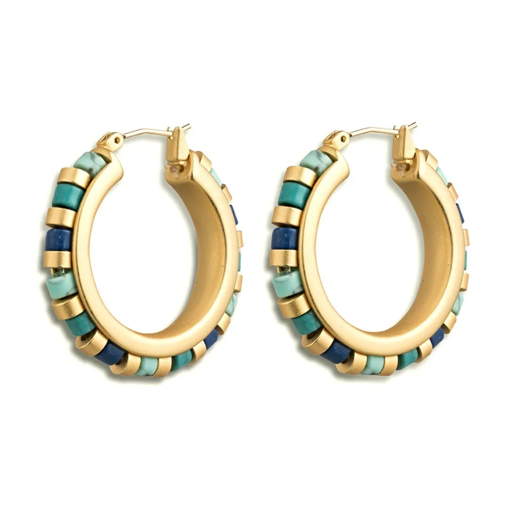 Earrings^The Met Store Middle Kingdom Cylindrical Bead Earrings