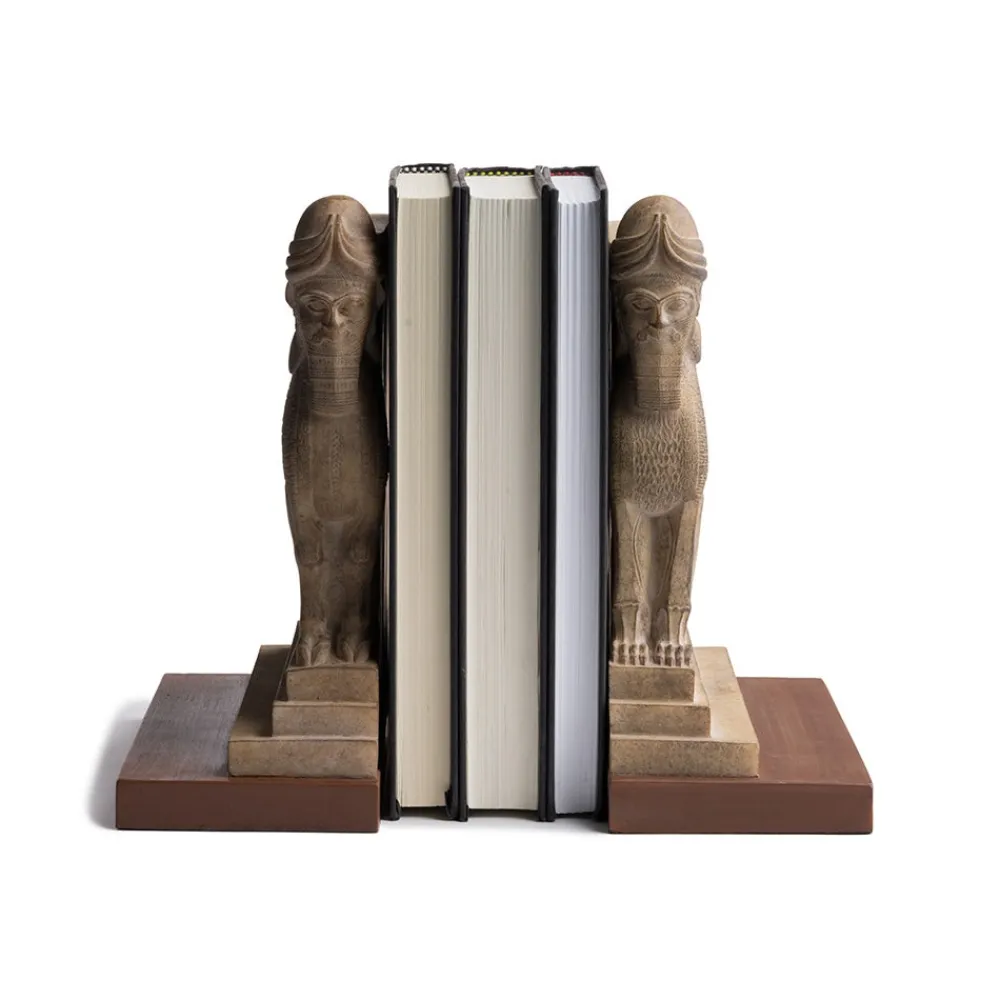 Sculpture|Decorative Accents^The Met Store Assyrian Palace Guard Bookends