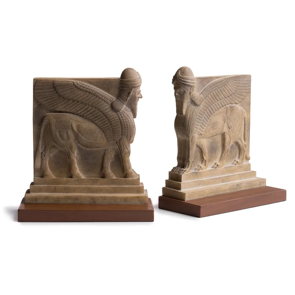 Sculpture|Decorative Accents^The Met Store Assyrian Palace Guard Bookends