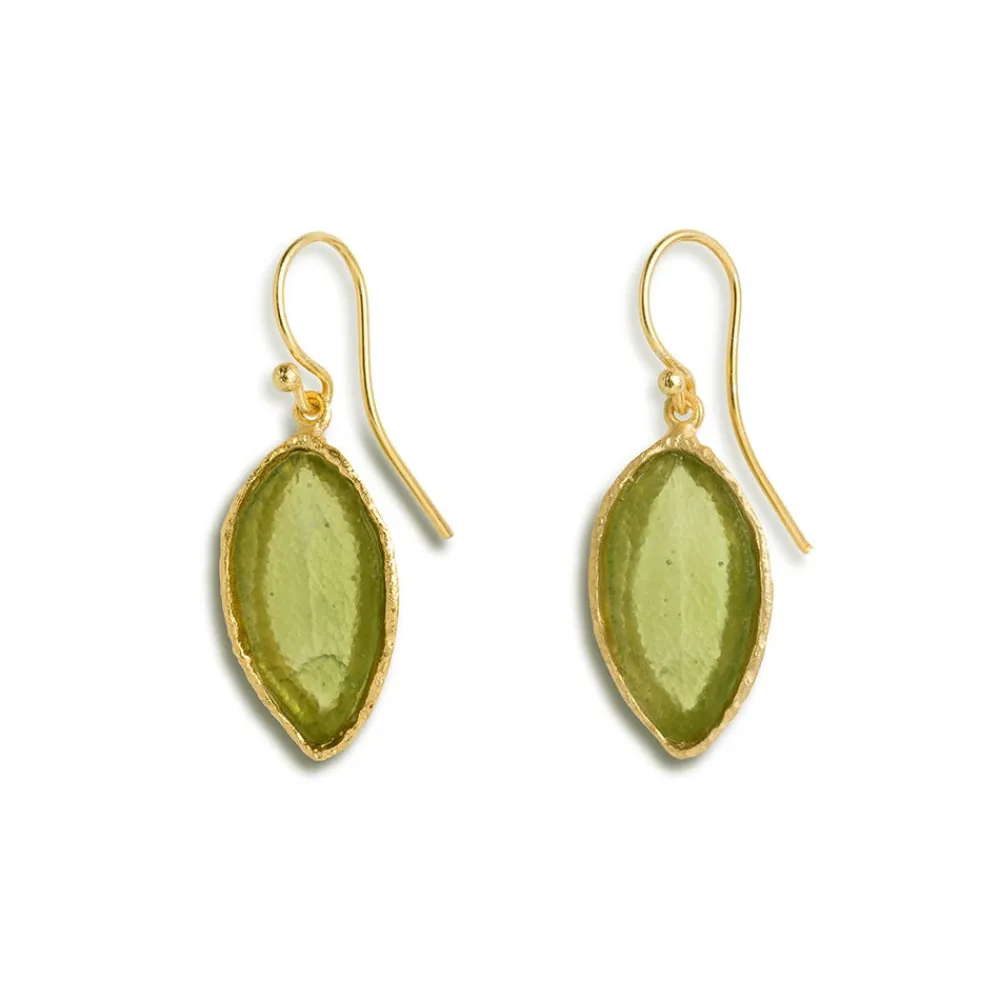 Earrings^The Met Store Sage Leaf Drop Earrings