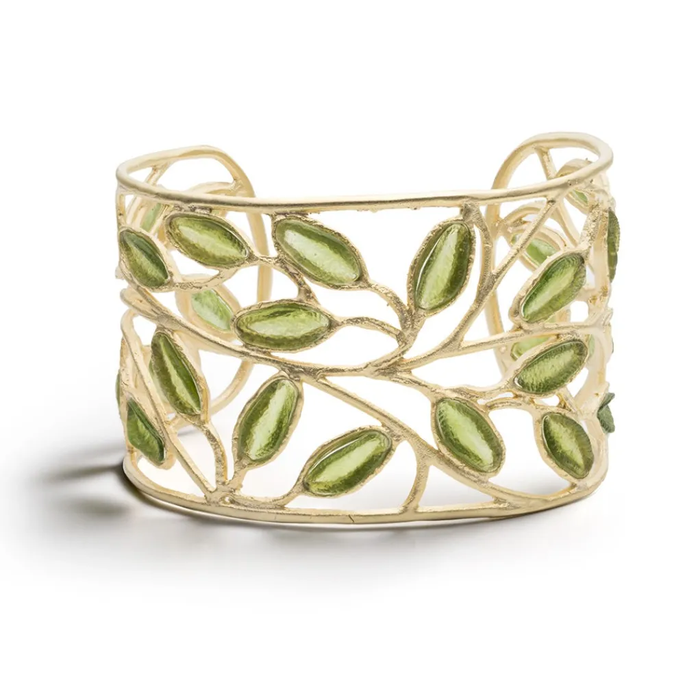 Bracelets^The Met Store Sage Leaf Cuff