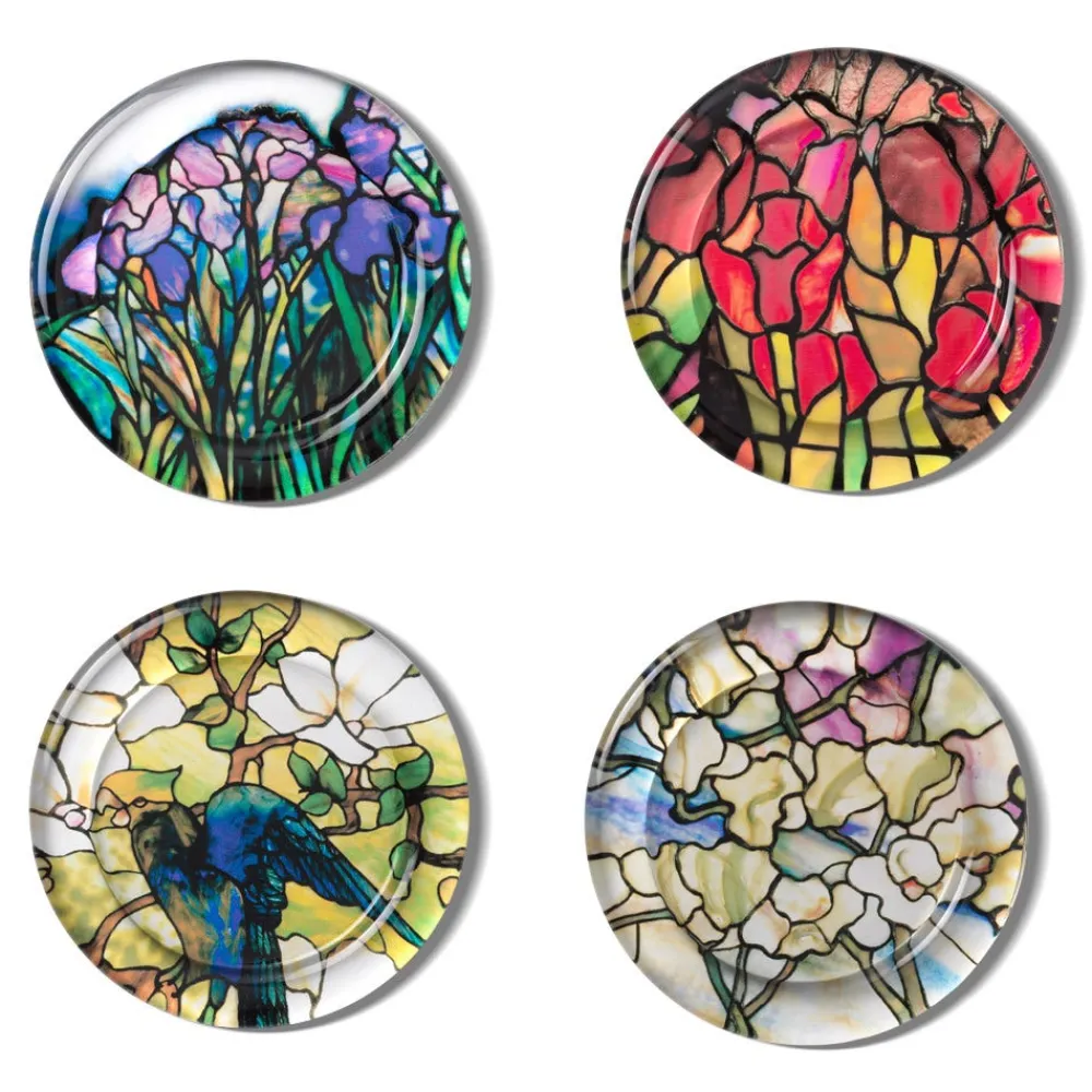 Tableware^The Met Store Louis C. Tiffany Stained-Glass Coasters