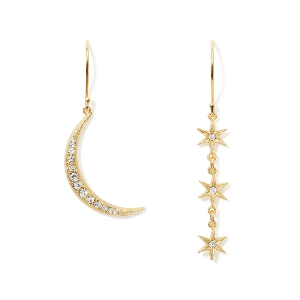 Earrings^The Met Store Moon and Stars Drop Earrings