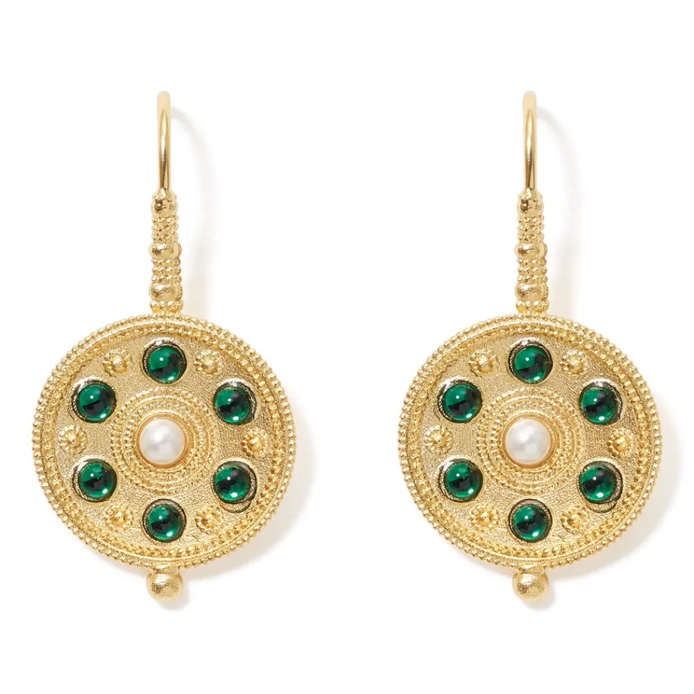 Earrings^The Met Store Embellished Disc Drop Earrings