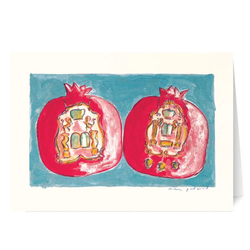 Holiday Cards^The Met Store Podwal: Pomegranate Rosh Hashanah Cards