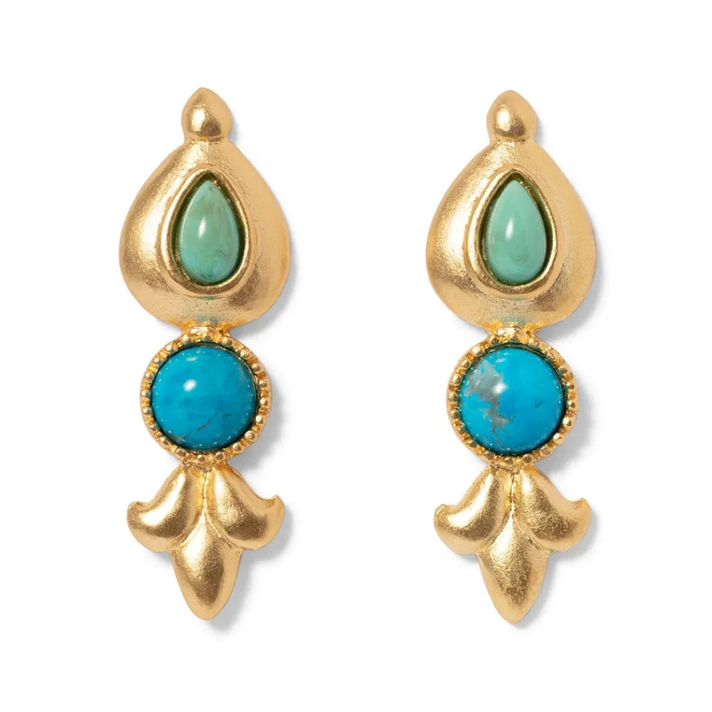Earrings^The Met Store Tibetan Turquoise Drop Earrings