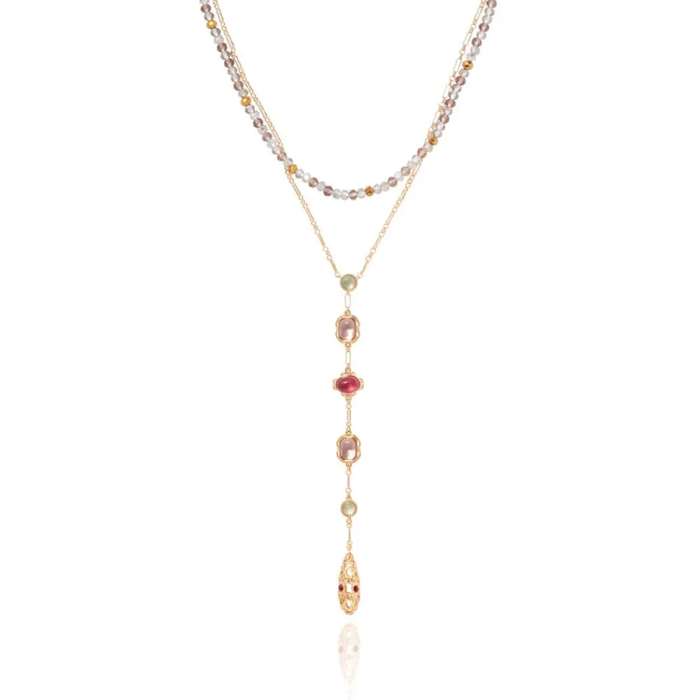 Necklaces^The Met Store Cascading Gems Y-Necklace