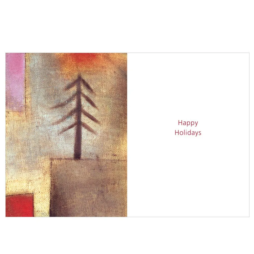 Holiday Cards^The Met Store Klee: Little Painting with Pine Tree Holiday Cards